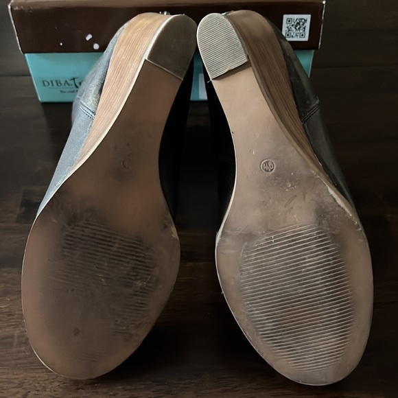 DIBA TRUE Bubble Bath Vintage Leather Wedge Bootie - Picture 4 of 8